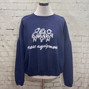 Vintage N.E.U. Equipment -Over-Sized Sweatshirt